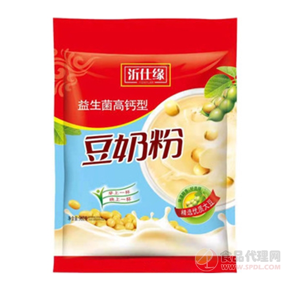 沂仕缘益生菌高钙型豆奶粉900g