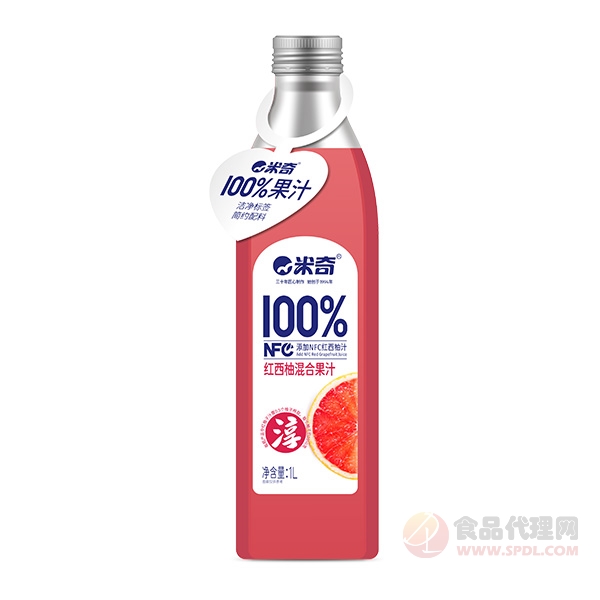 米奇100%红西柚混合果汁1L