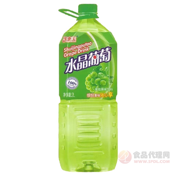 果恋美水晶葡萄葡萄果味饮料2L