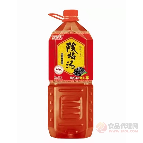 果恋美酸梅汤饮料2L