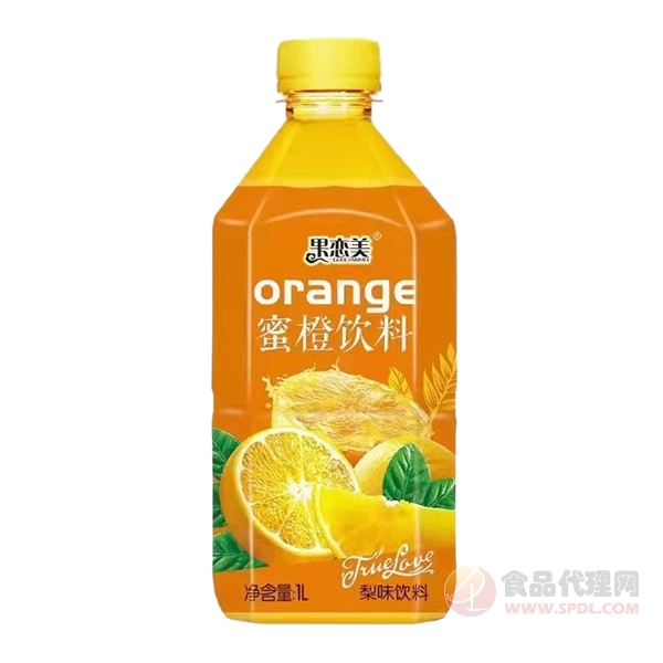果恋美蜜橙果味饮料1L