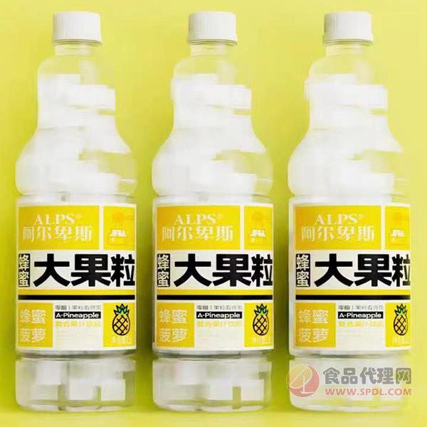 ALPS阿尔卑斯大果粒蜂蜜菠萝复合果汁饮品1.5L