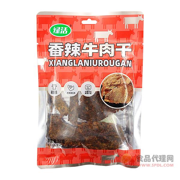 绿活香辣牛肉干51g