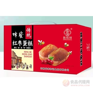 胜和祥传统蜂蜜红枣蛋糕礼盒装