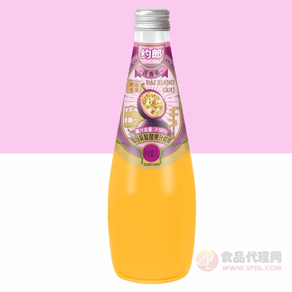 约郎百香果复合乳酸菌果汁饮料1L