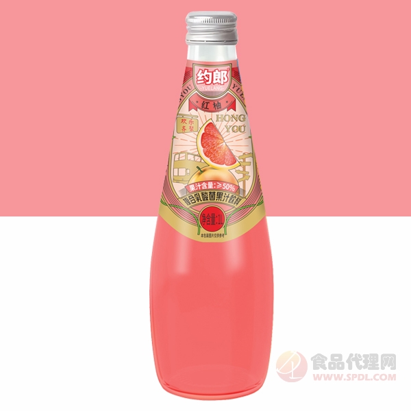 约郎红柚复合乳酸菌果汁饮料1L