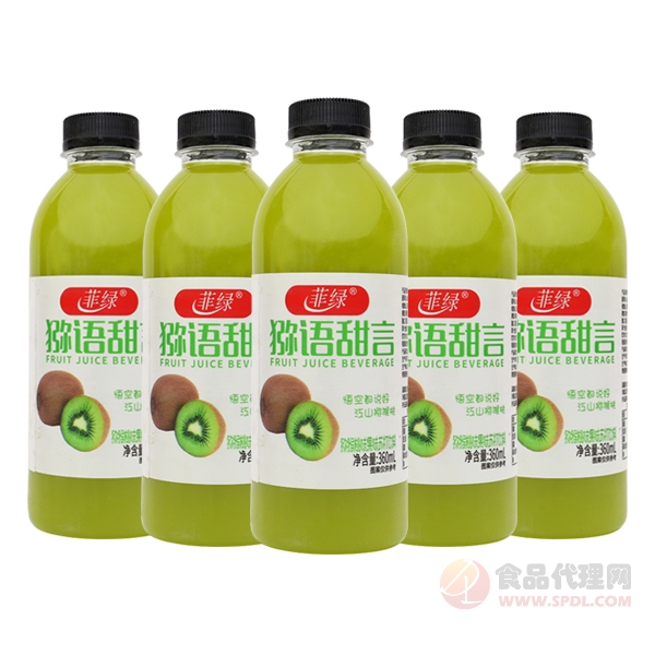 菲绿猕语甜言猕猴桃果味饮料360ml