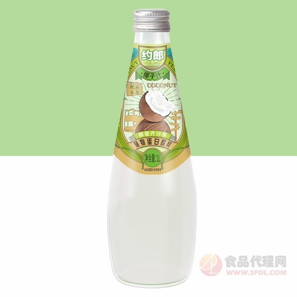 约郎椰子汁植物蛋白饮料1L