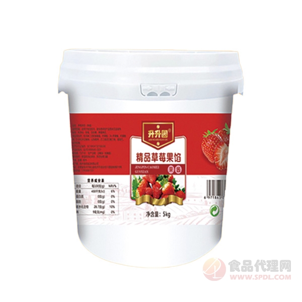 升升园精品草莓果馅5kg