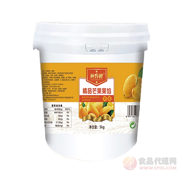 升升园精品芒果果馅5kg