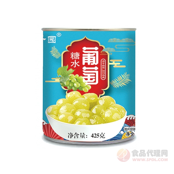 升升园糖水葡萄425g