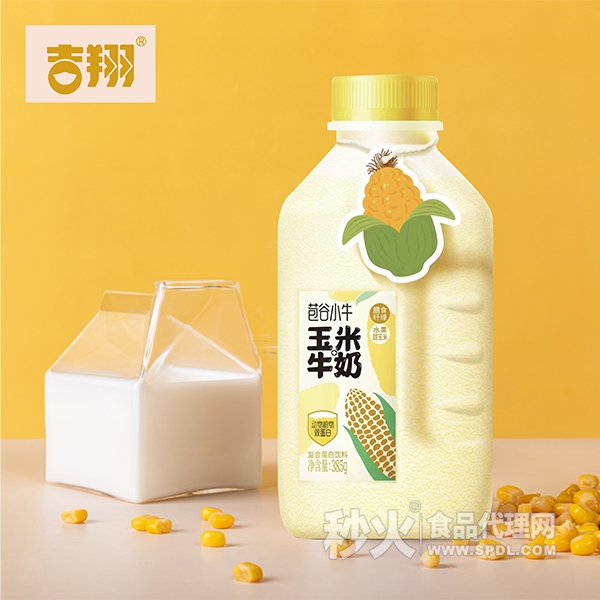 苞谷小牛玉米牛奶复合蛋白饮料385g