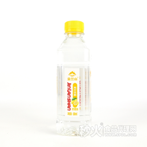 金兰山柠檬味苏打水饮料380ml