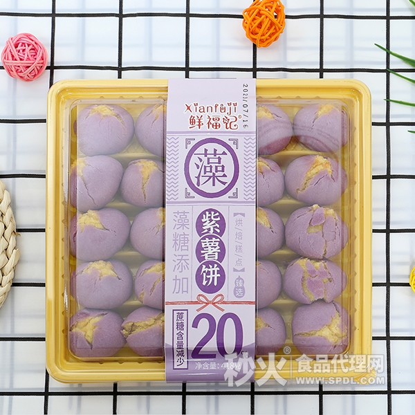 鲜福记紫薯饼418g