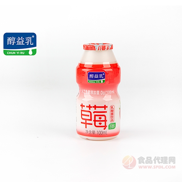 醇益乳草莓乳酸菌飲品100ml