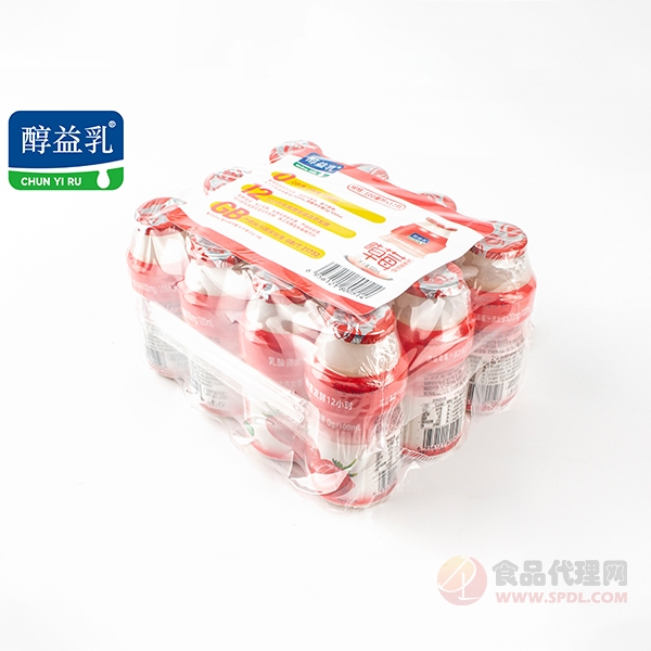 醇益乳草莓乳酸菌饮品100ml