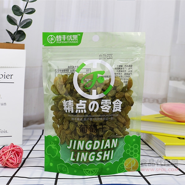 精点零食葡萄干100g