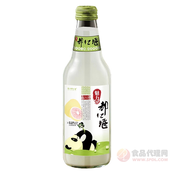 魅力都江堰雙柚味果汁汽水358ml