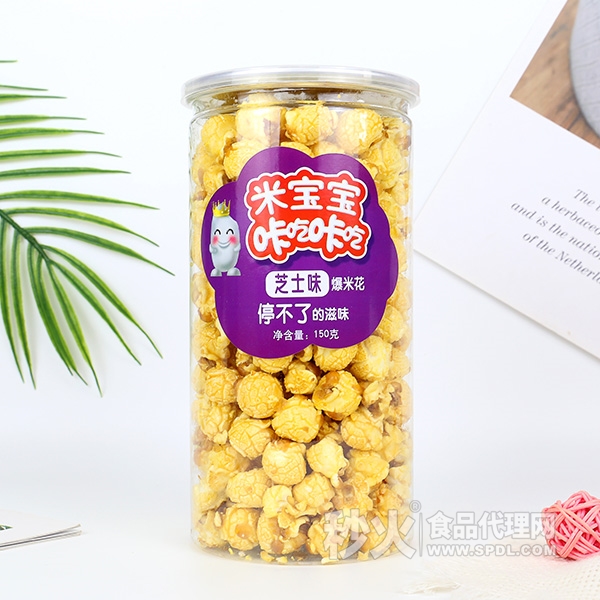 米宝宝咔吃咔吃芝士味爆米花150g