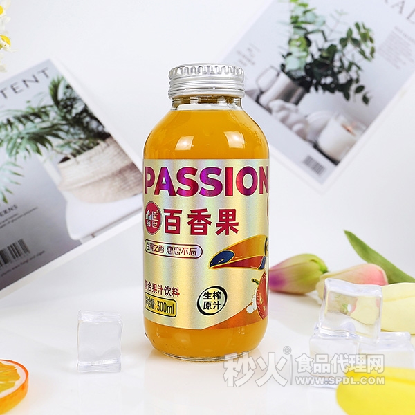 品世百香果复合果汁饮料300ml