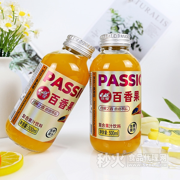 品世百香果复合果汁饮料300ml