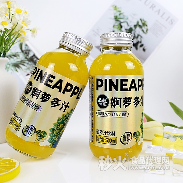 品世婀萝多汁菠萝汁饮料300ml