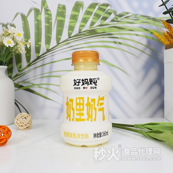 好妈炖奶里奶气香蕉味乳味饮料360ml