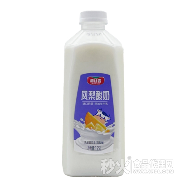 和丝露凤梨酸奶乳酸菌饮品1.25L