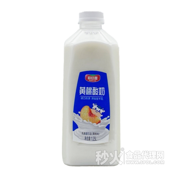 和丝露黄桃酸奶乳酸菌饮品1.25L