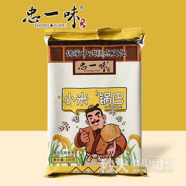 忠一味小米锅巴100g