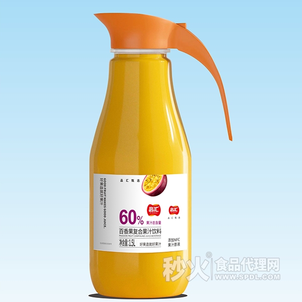 品汇百香果复合果汁饮料1.5L