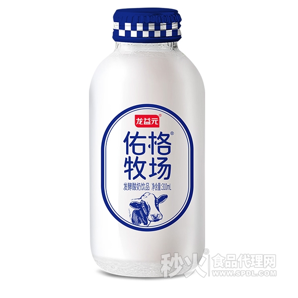 龙益元佑格牧场发酵酸奶饮品310ml