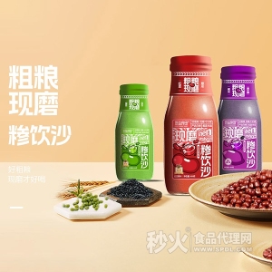 地益良田现磨糁饮沙红豆薏米植物蛋白饮料300g