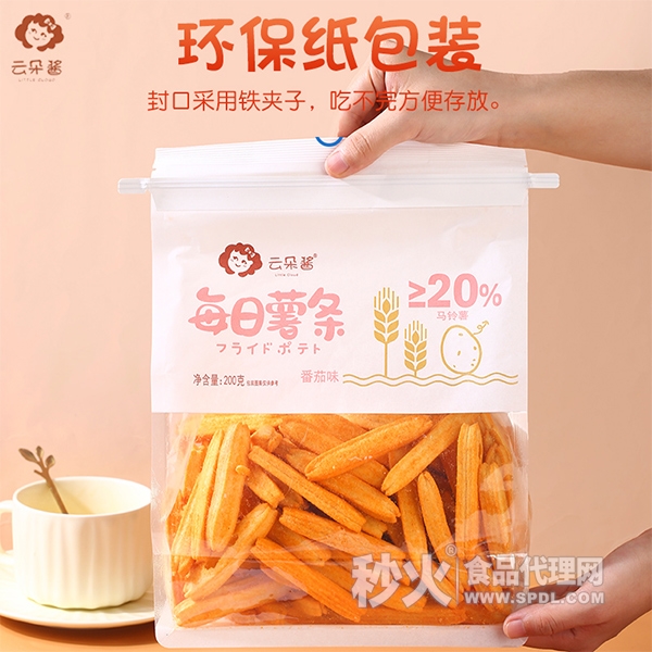 云朵酱每日薯条番茄味200g