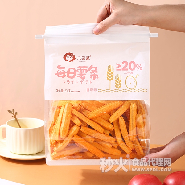 云朵酱每日薯条番茄味200g