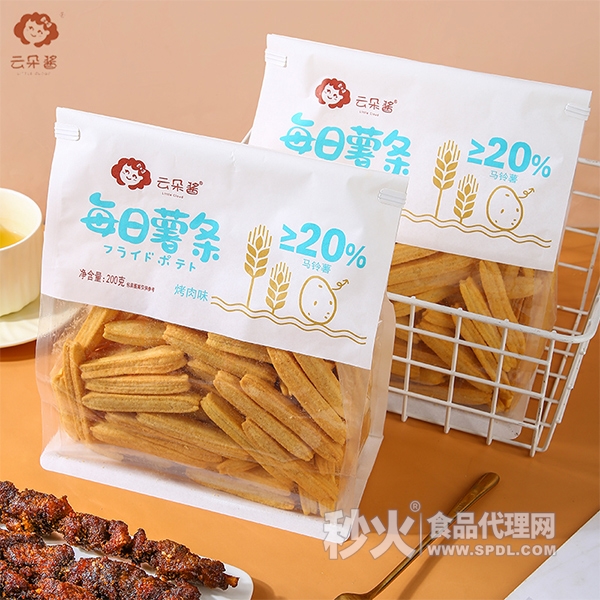 云朵酱每日薯条烤肉味200g