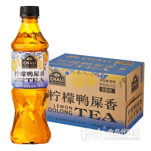 茶里柠檬鸭屎香果汁茶饮料390mlx15瓶