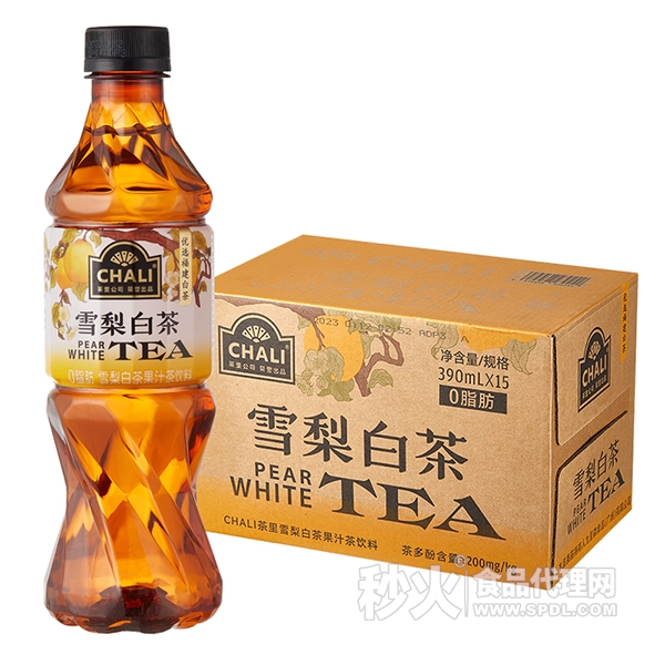 茶里雪梨白茶果汁茶饮料390mlx15瓶