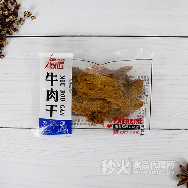 厨匠牛肉干沙嗲味袋装