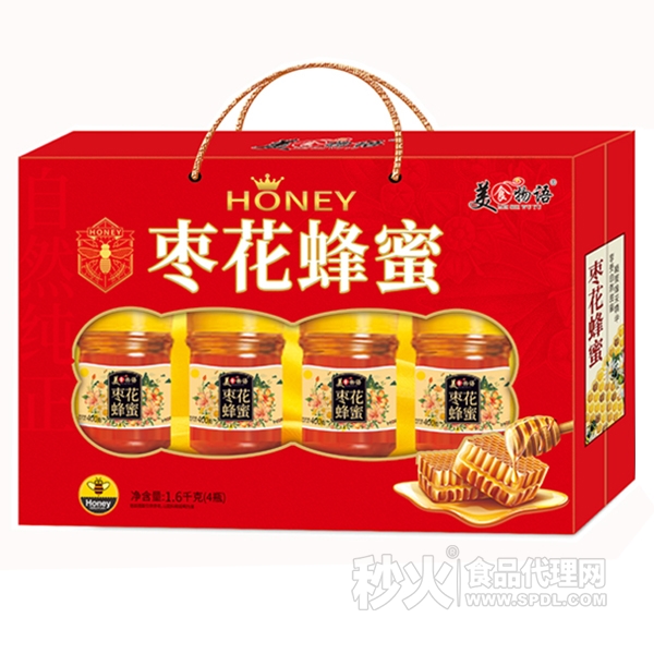 美食物语枣花蜂蜜礼盒