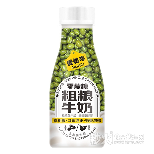 爱粒牛粗粮牛奶乳酸菌饮品瓶装