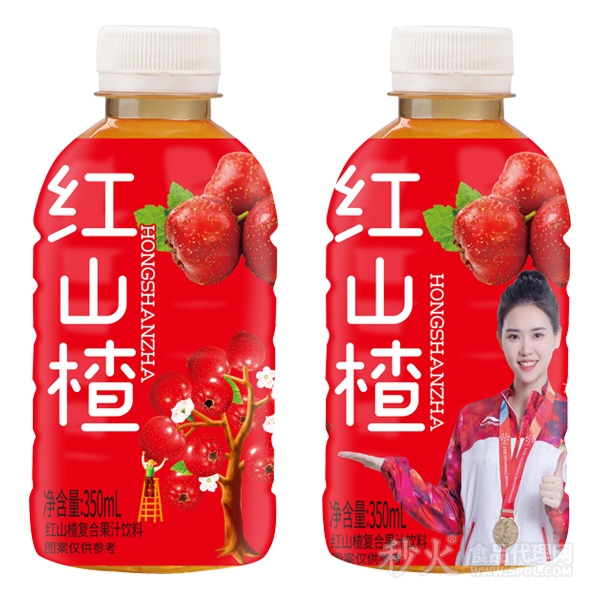 益品妙红山楂复合果汁饮料350ml