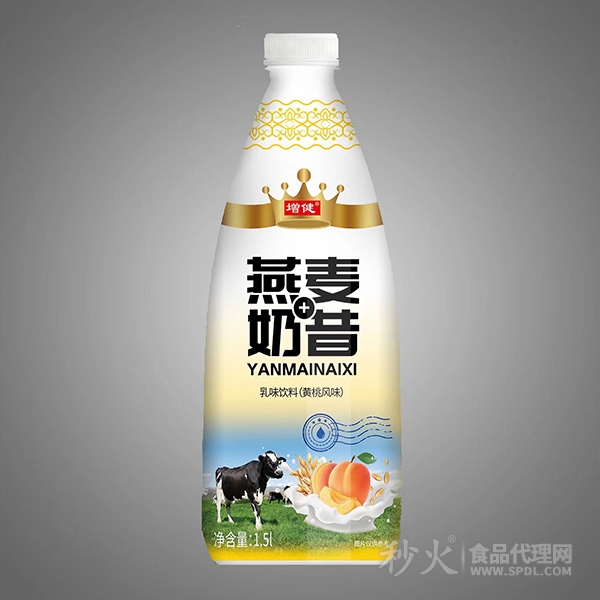增健燕麦奶昔黄桃味1.5L