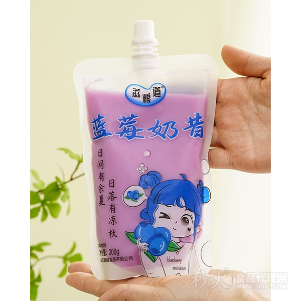 滋粮道蓝莓奶昔300g