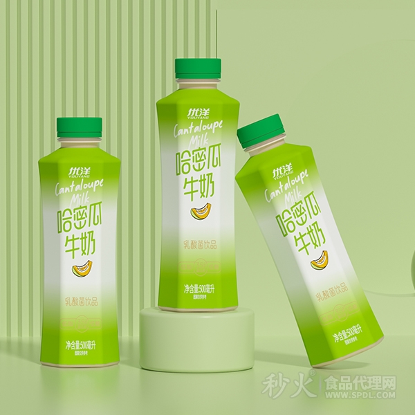 优洋哈密瓜牛奶乳酸菌饮品500ml