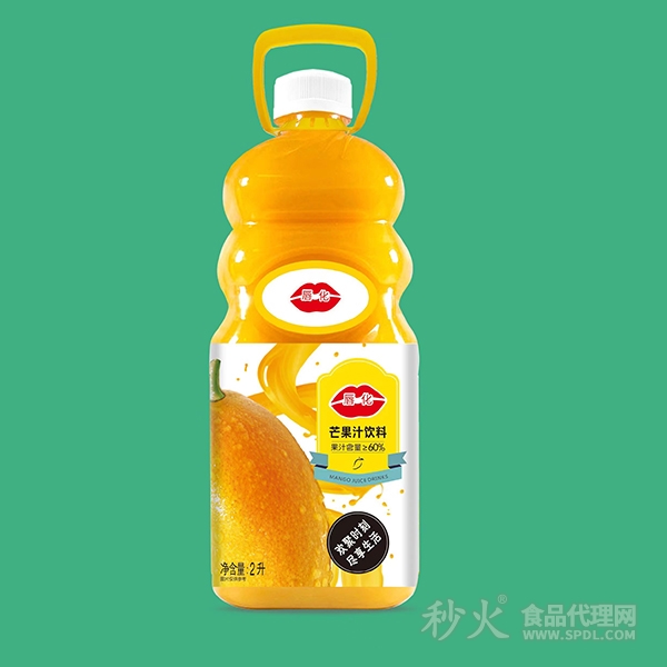 唇化芒果汁饮料2L