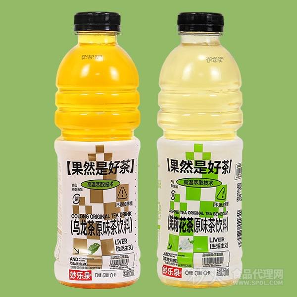 妙樂(lè)泉烏龍茶/茉莉花茶飲料750ml