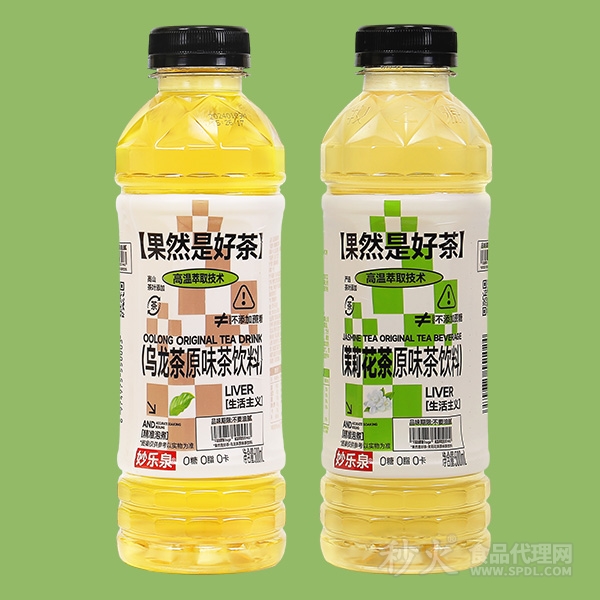 妙乐泉乌龙茶/茉莉花茶饮料500ml