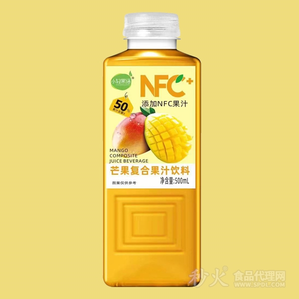 小轻果语芒果复合果汁饮料500ml