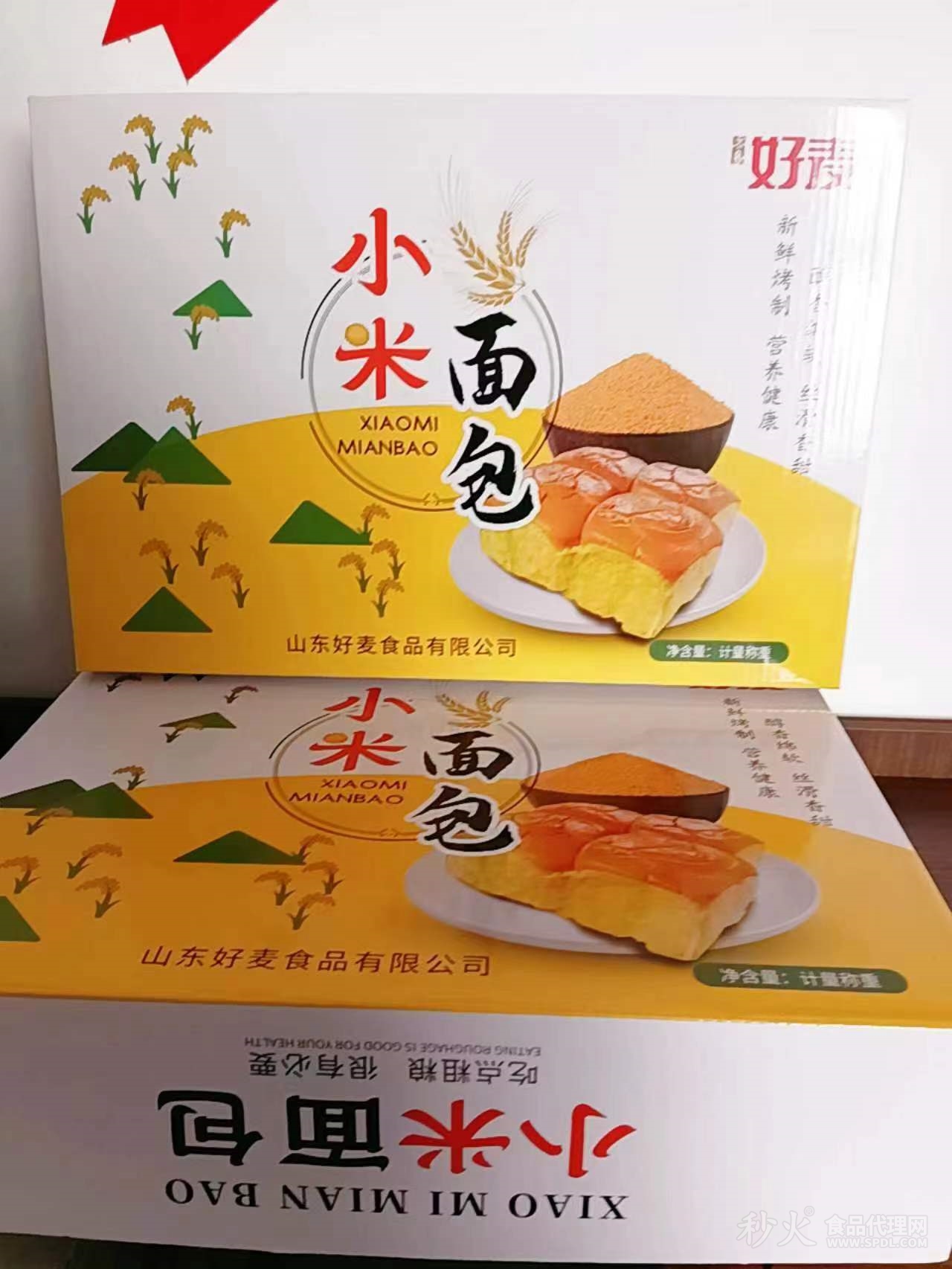 好麦小米面包箱装